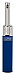 Clipper mini tube refillable electronic utility lighter Clipper quality Blue