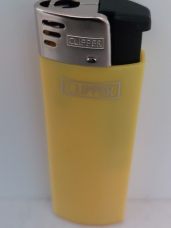 2 xClipper Brio super lighter gas , large gas refillable yellow