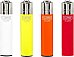 Clipper Lighters Solid Colors (4 Pack) Comes with a tube of six clipper flints