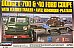 Lindberg Dodge L700 & ‘40 Ford Coupe with Flatbed Trailer 1/25 sealed