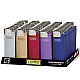 CLIPPER BRIO  LIGHTERS  50 lighters micro Solid metallic  disposable quality