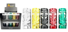 wholesale metal lighter cases  to suit Bic lighters display of 50 cases assorted