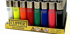 8 X Refillable  Clipper Lighters. Total Of 8  Lighters  FREE SHIPPING