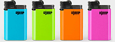 DJEEP  NEON HOT BODY COLORS  LIGHTER SET OF 4 ONE OF EACH COLOR NEW