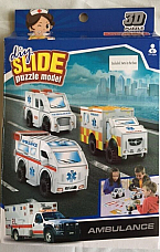 DIY SLIDE PUZLE 3 D PUZZLE AMBULANCE 3 SETS IN THE BOX