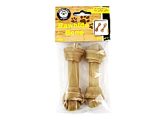 4 packs of 2 Dog treat 4.5 inch rawhide  =8 quality rawhide bones