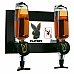 PLAYBOY WALL MOUNTED DOUBLE SPIRIT BOTTLE DISPENSER FAST FREE SHIPPING