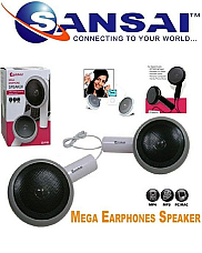 Sansai mega earphone speaker CD-P160
