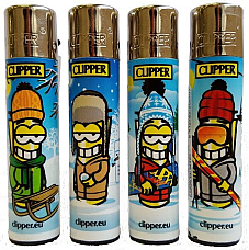 Clipper super lighter gas refillable collectable,set of 4  most reliable lighter