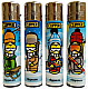 Clipper super lighter gas refillable collectable,set of 4  most reliable lighter