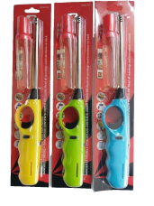 3 X BBQ GAS LIGHTERS Refillable comes with 18ml butane gas refill