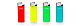 Clipper super lighter Brio large translucent  set of five  great lighters