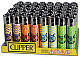 CLIPPER LIGHTERS wholesale  48 Trippy cat  collectible comes with bonus led lig
