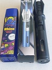 jet flame butane gas lighter with a years supply of butane 18ml