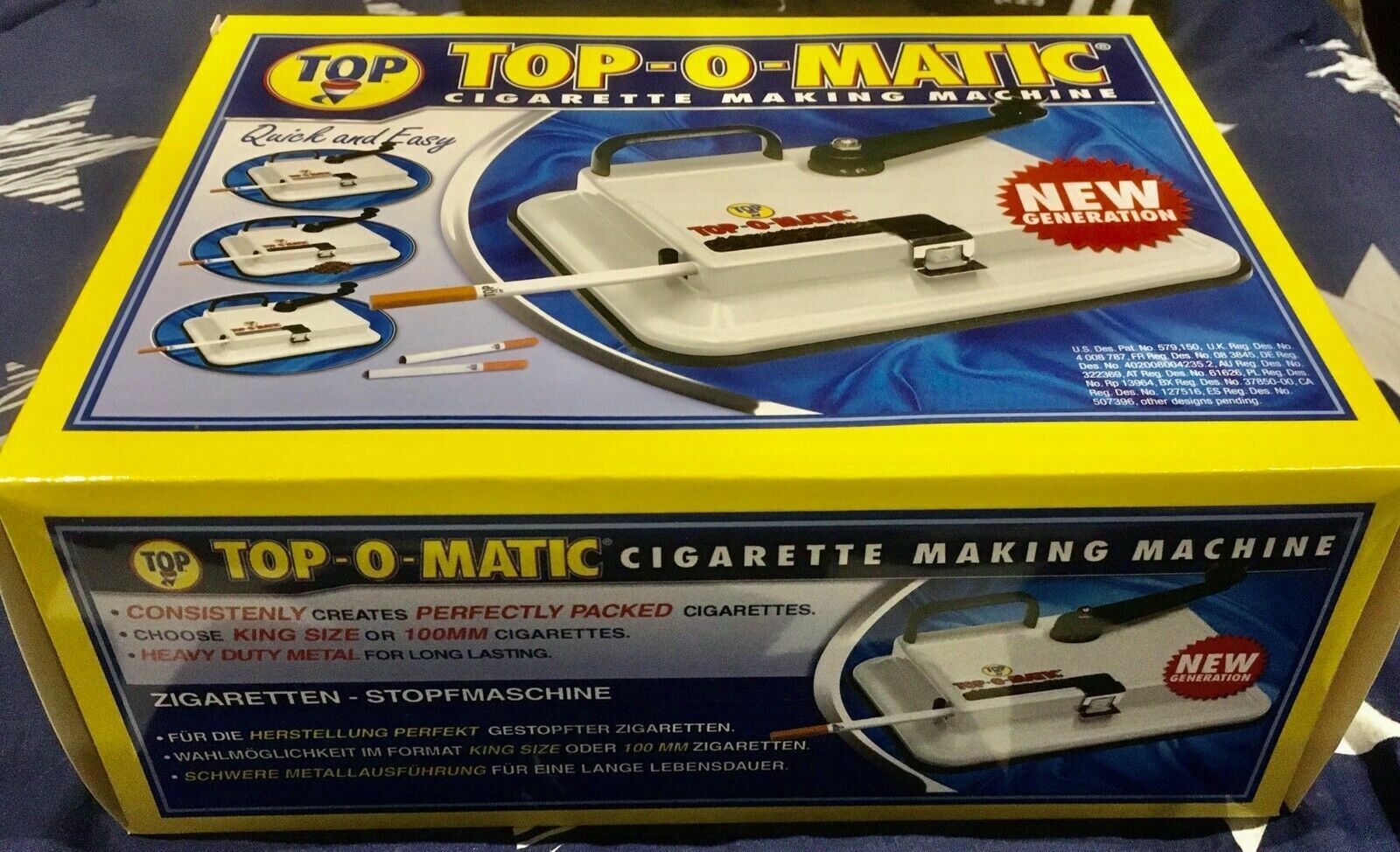TOP Machine Top O Matic Makes 100's and Kings – Tobacco Stock